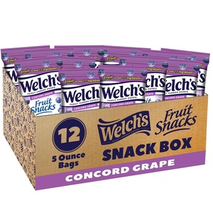 image:imageWelchs Fruit Snacks Mixed Fruit Fat Free Bulk Sharing Bag 8 ozConcord Grape