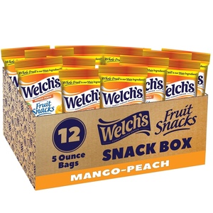 image:imageWelchs Fruit Snacks Mixed Fruit Fat Free Bulk Sharing Bag 8 ozMango Peach