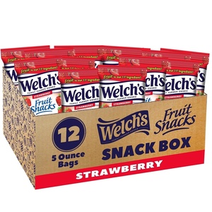 image:imageWelchs Fruit Snacks Mixed Fruit Fat Free Bulk Sharing Bag 8 ozStrawberry